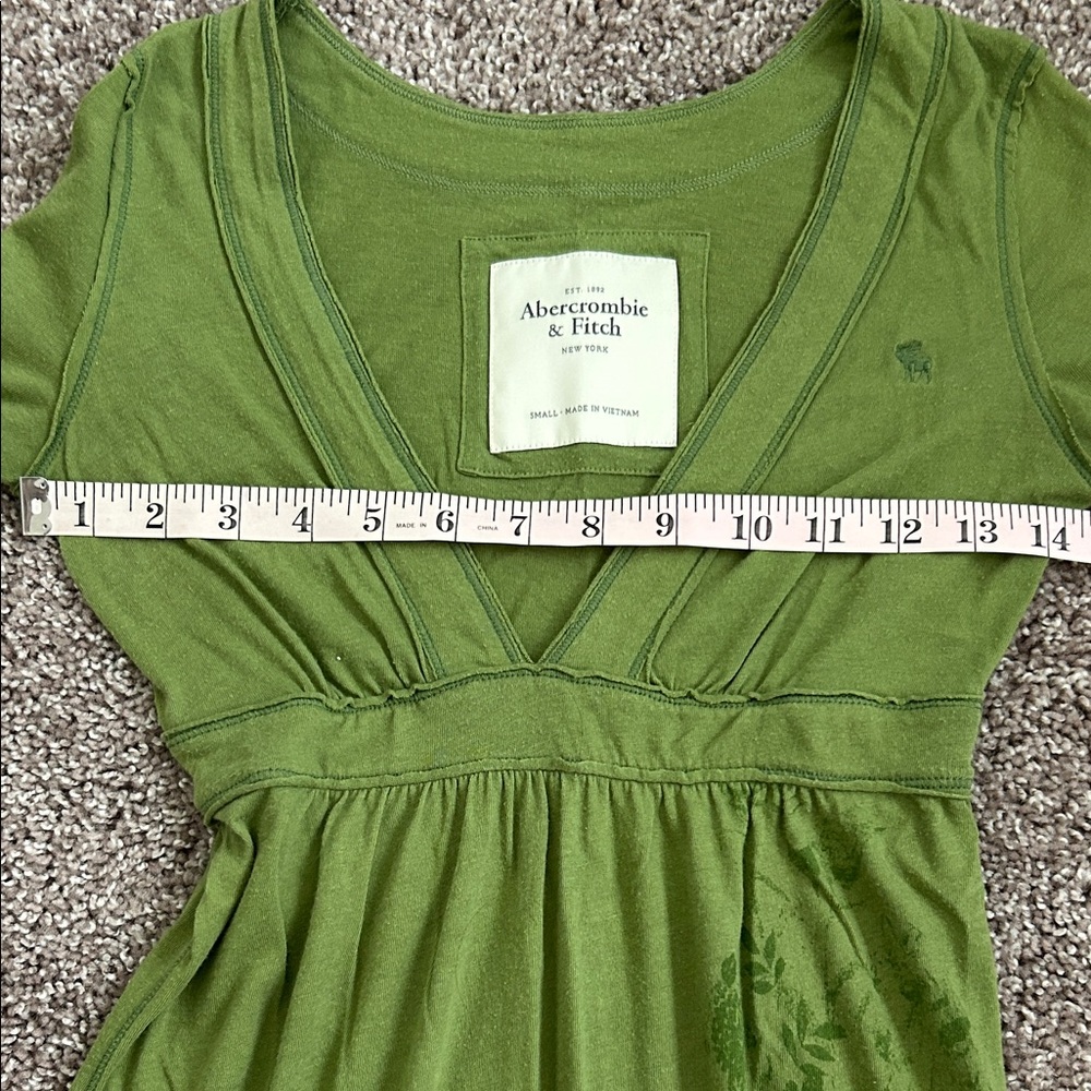 Viral Y2K vintage Abercrombie & Fitch Babydoll Top - Picture 7 of 10